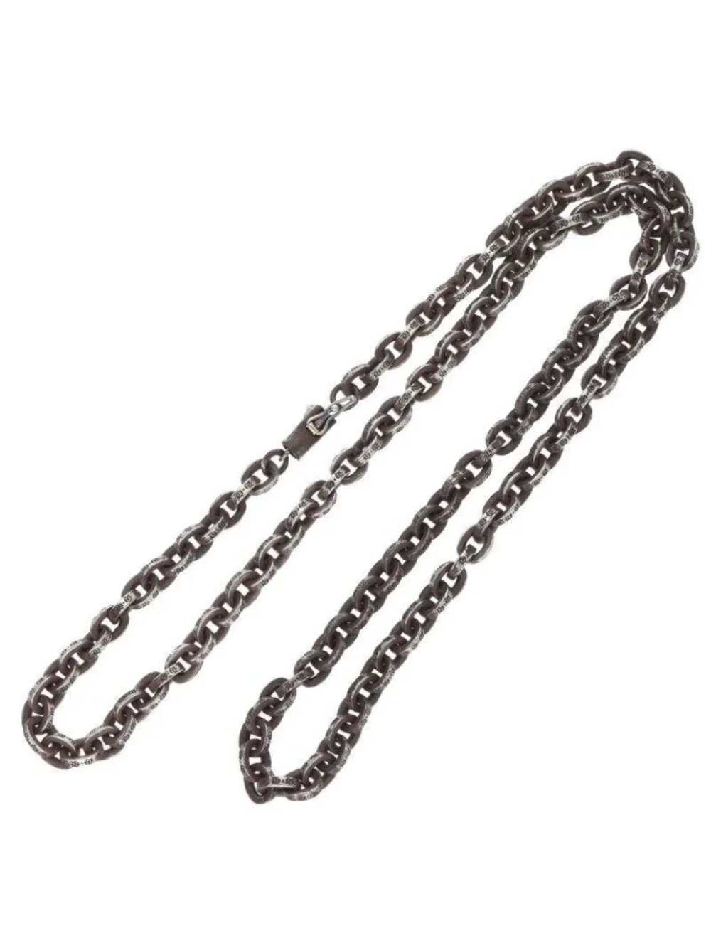 Chrome Hearts Paper Chain 20 Silver Necklace